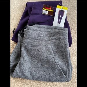 2 pairs of sweatpants.